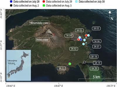 Physical and Aerodynamic Characterization of Particle Clusters at Sakurajima Volcano (Japan)
